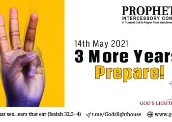 Three more Years: Prepare!