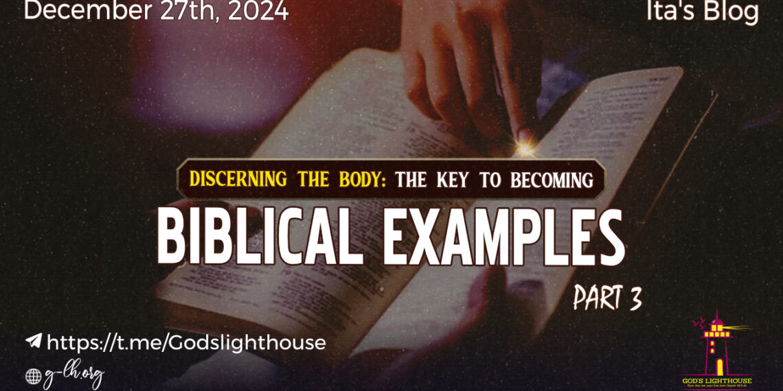 DISCERNING THE BODY: THE KEY TO BECOMING 3