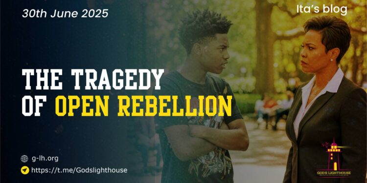 The Tragedy of Open Rebellion