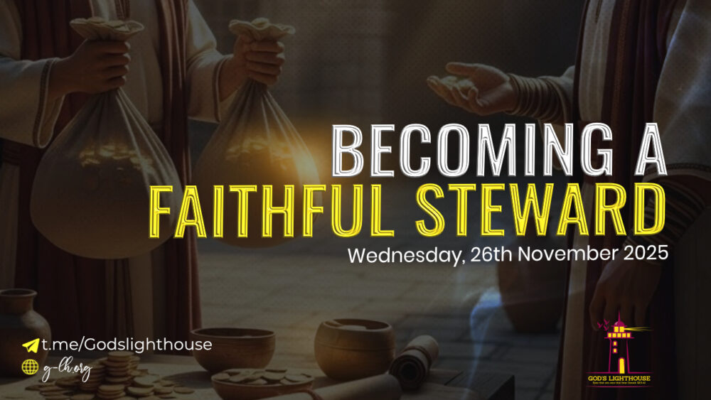 Becoming a Faithful Steward Image