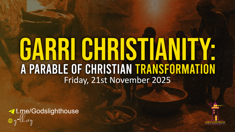 Garri Christianity: A Parable of Christian Transformation 