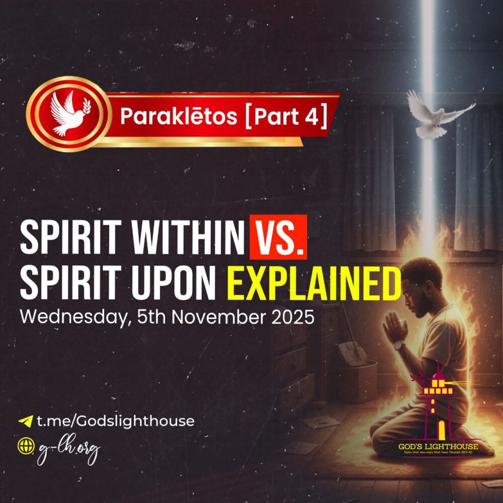 Paraklētos [Part 4]: Spirit Within vs. Spirit Upon Explained  Image