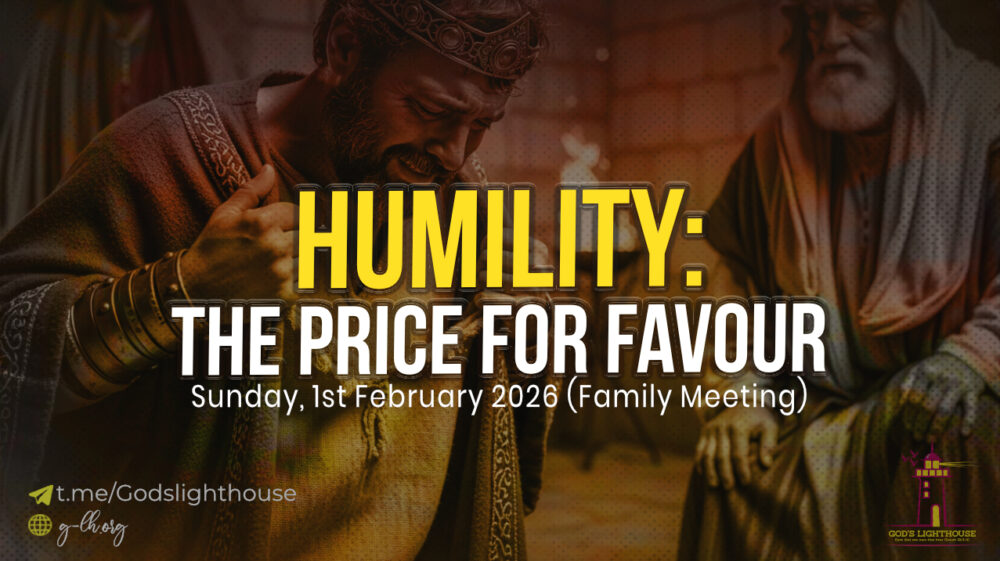 Humility: The Price for Favour
