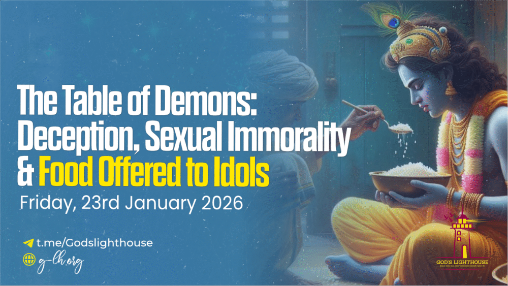 The Table of Demons: Deception, Sexual Immorality & Food Offered to Idols Image