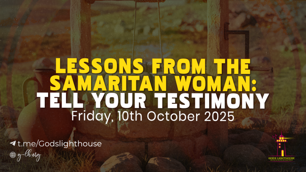 Lessons from the Samaritan Woman: Tell Your Testimony Image