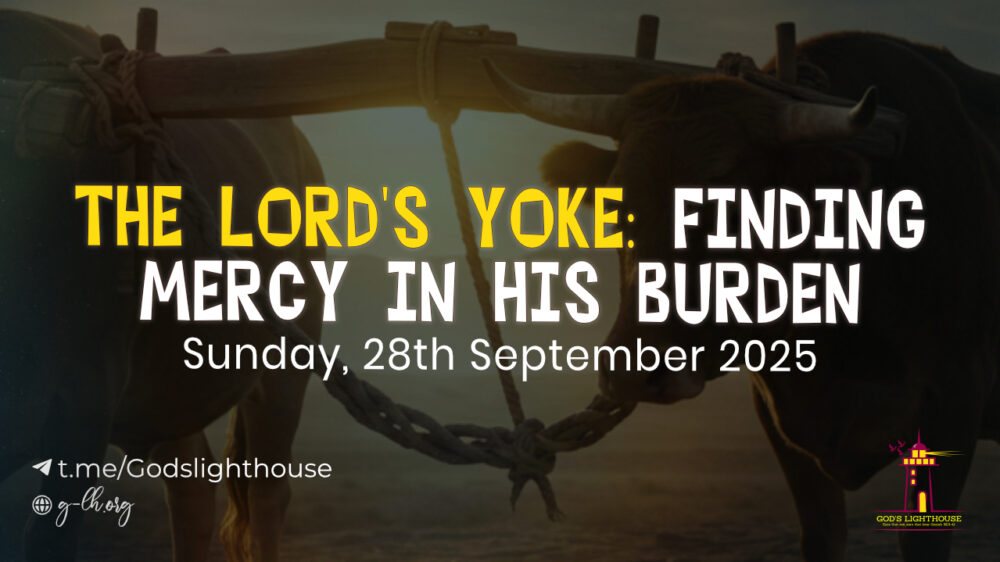 The Lord's Yoke: Finding Mercy in His Burden Image