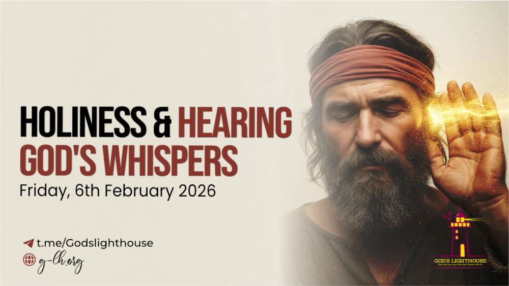 Holiness & Hearing God's Whispers Image