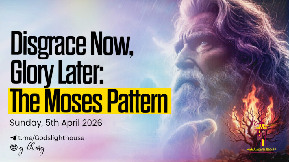 Disgrace Now, Glory Later: The Moses Pattern