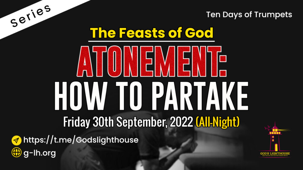 Atonement: How to Partake  Image