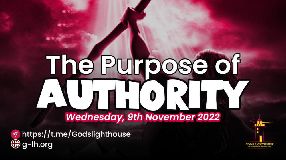 The Purpose of Authority 