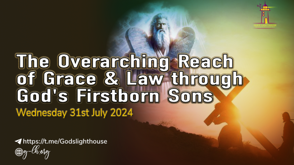 The Overarching Reach of Grace & Law through God\'s Firstborn Sons