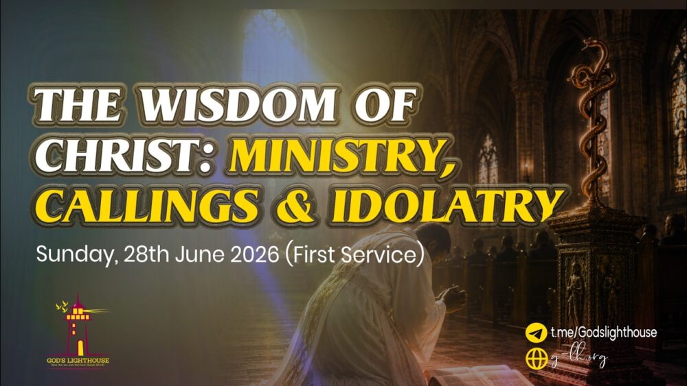 The Wisdom of Christ: Ministry, Callings & Idolatory