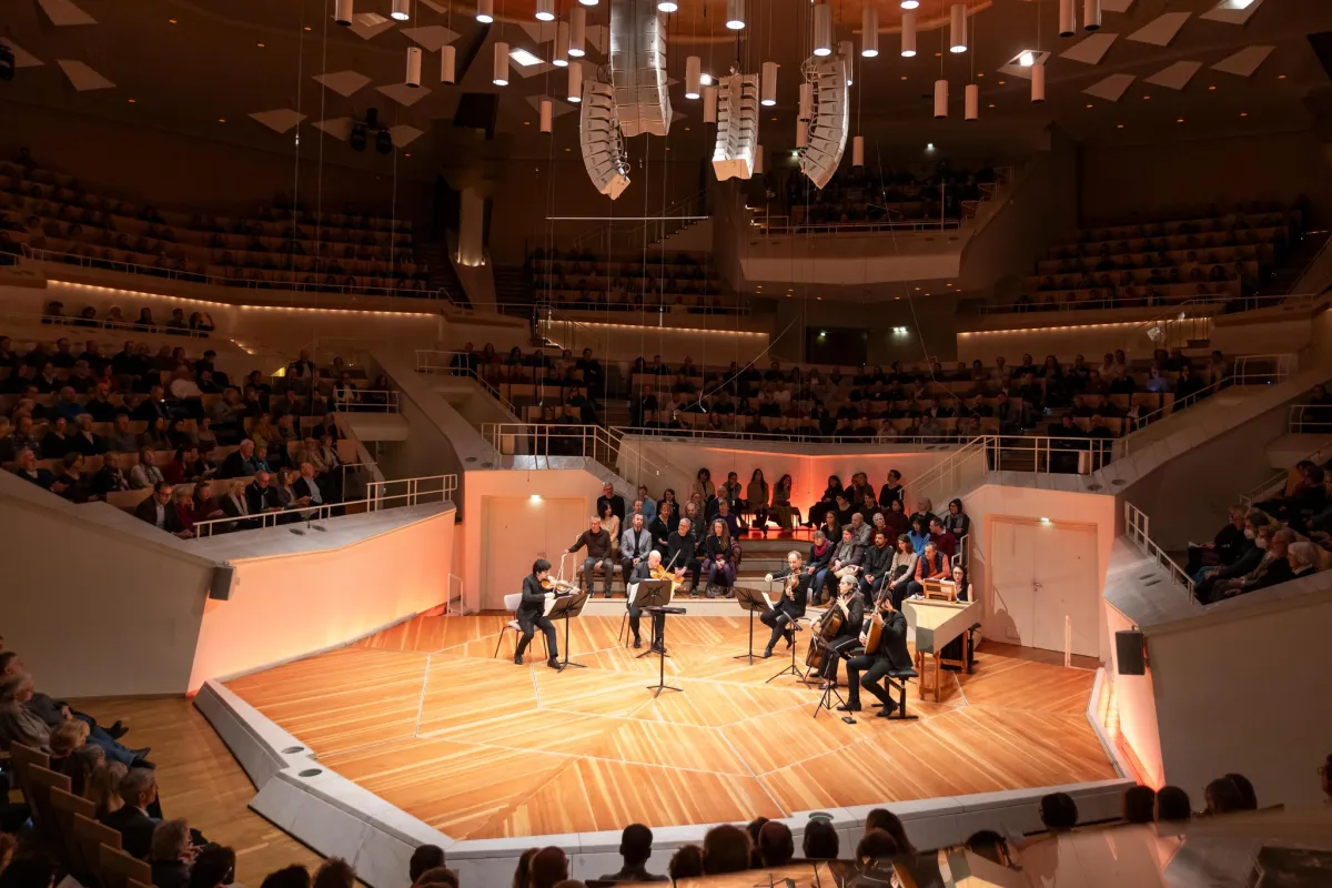 Konzert in einem modernen Konzertsaal