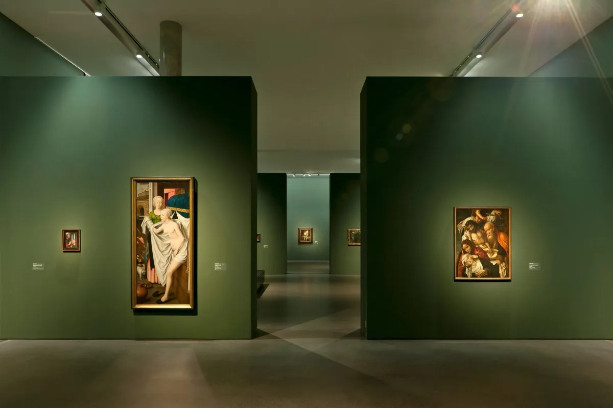 Gemälde in einem Kunstmuseum