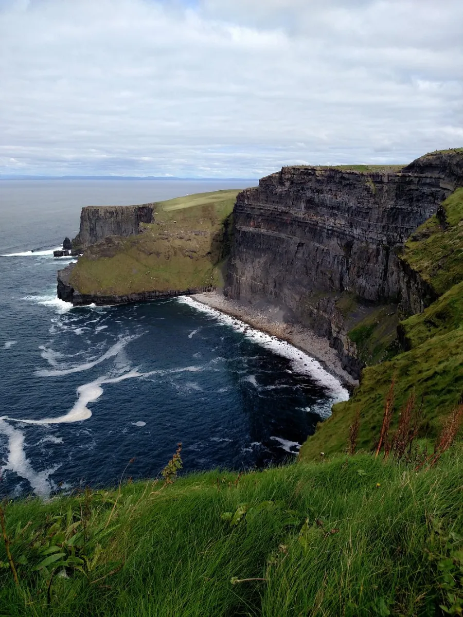 Cliffs overlooking the ocean
