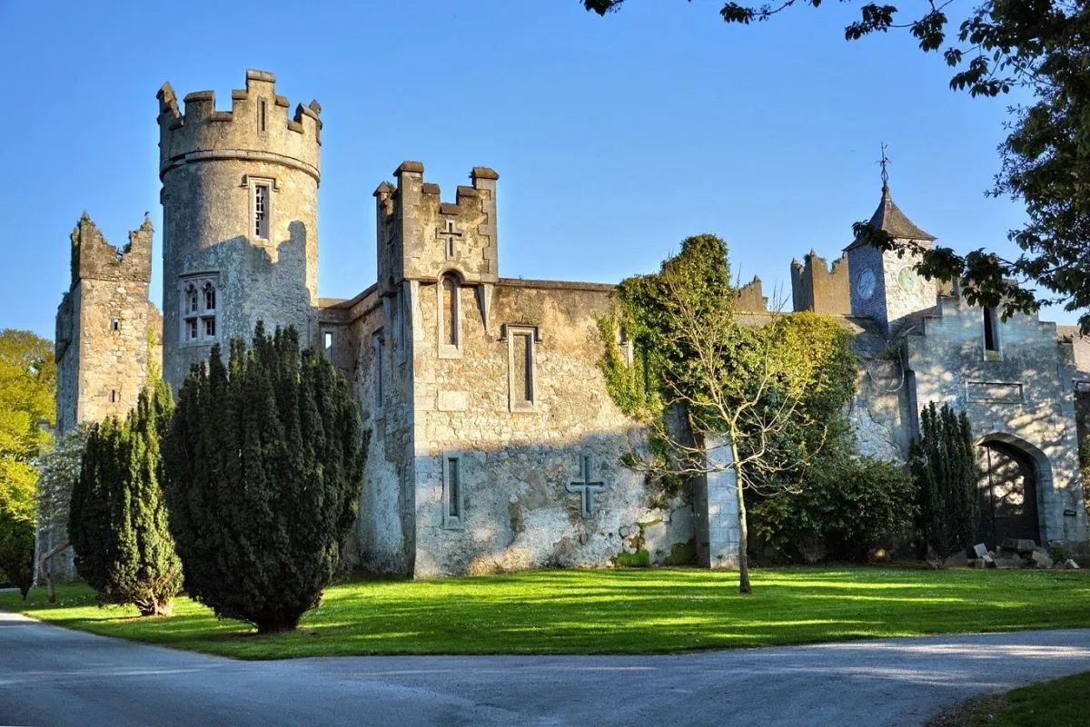 Howth Adventures recreation base in Dublin, view of Howth Castle