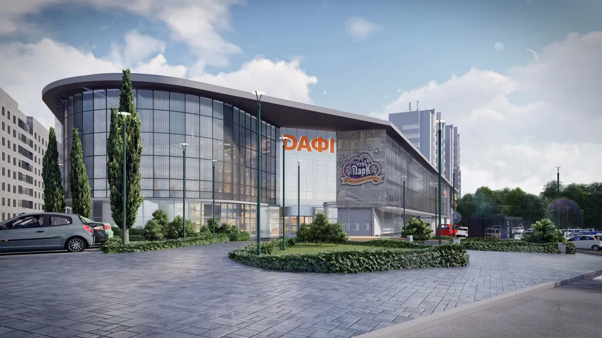 Торговий центр з сучасним дизайном