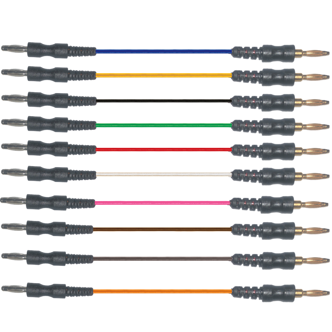 EEG Kabel 2mm Büschel Au auf 3mm Büschel  Ag