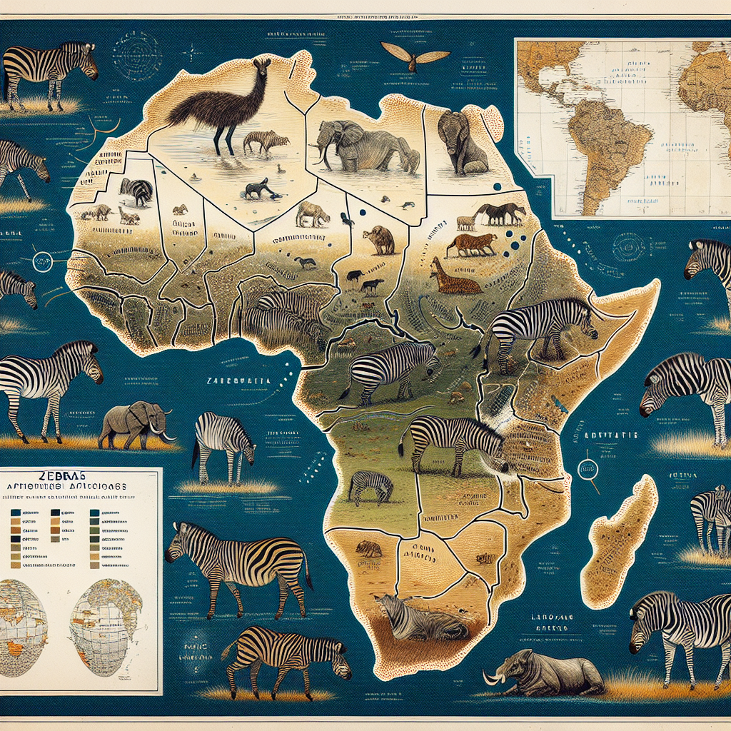 Distribution map for Zebra – Die gestreifte Schönheit der Savannen