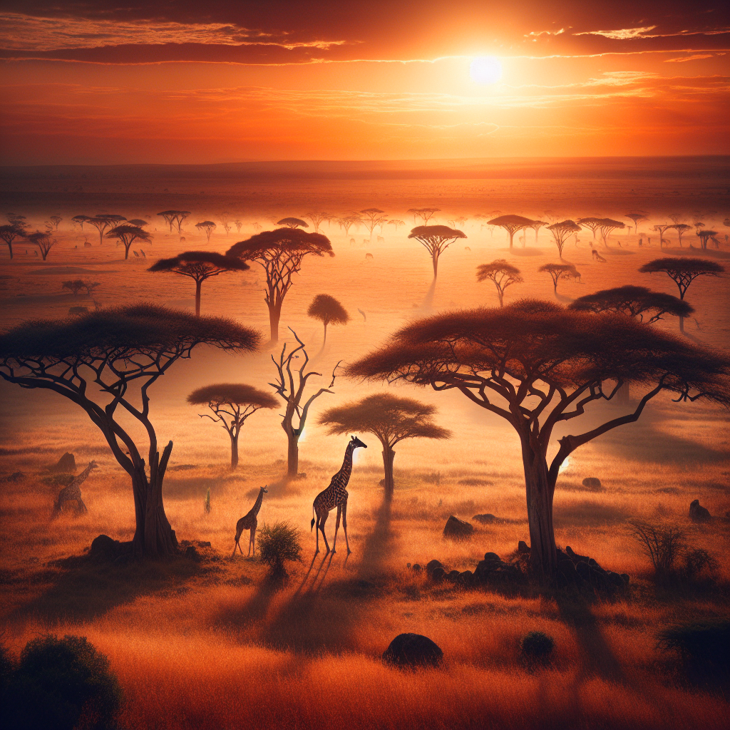 Distribution map for Giraffe – Der sanfte Riese der Savannen