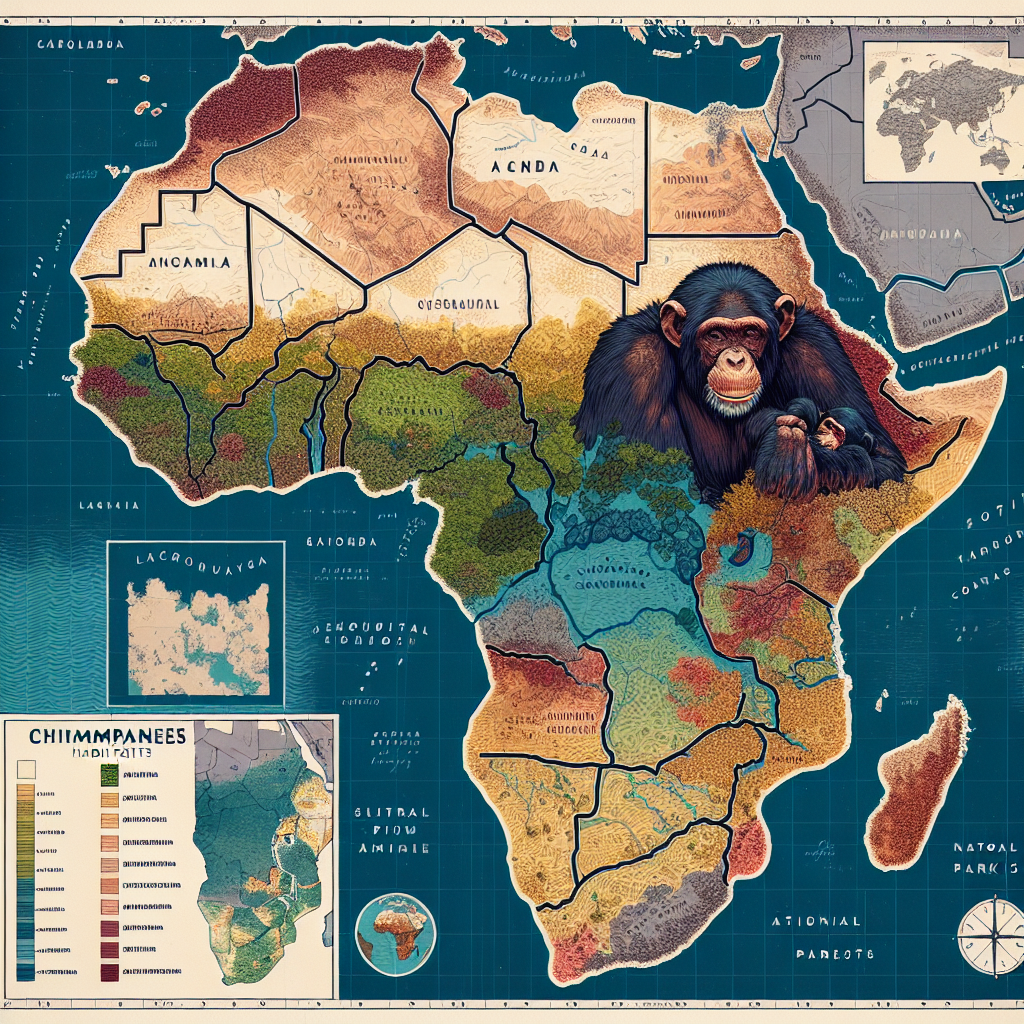 Distribution map for Schimpanse – Der versierte Geist der Wälder