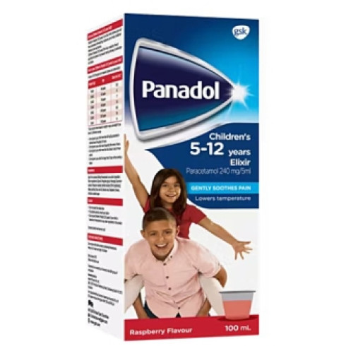 Panadol Elixir 5-12 Years 100ml