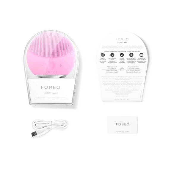 FOREO LUNA™ mini 2 Pearl Pink Sonic Facial Cleanser