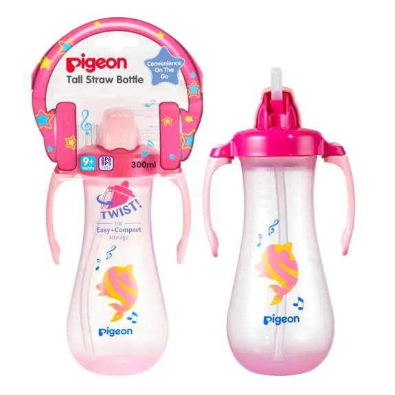 Pigeon Tall Straw Bottle 300ml