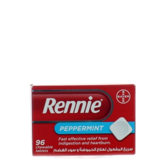 Rennie Peppermint Chewable Tablets (96pcs)