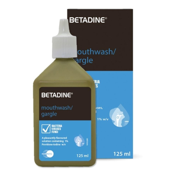 Betadine Gargle & Mouthwash (125ml)