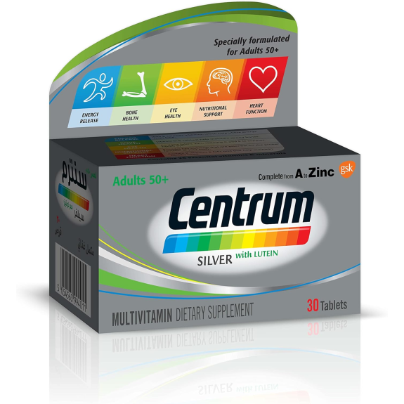 CENTRUM SILVER WITH LUTEIN 30 TAB
