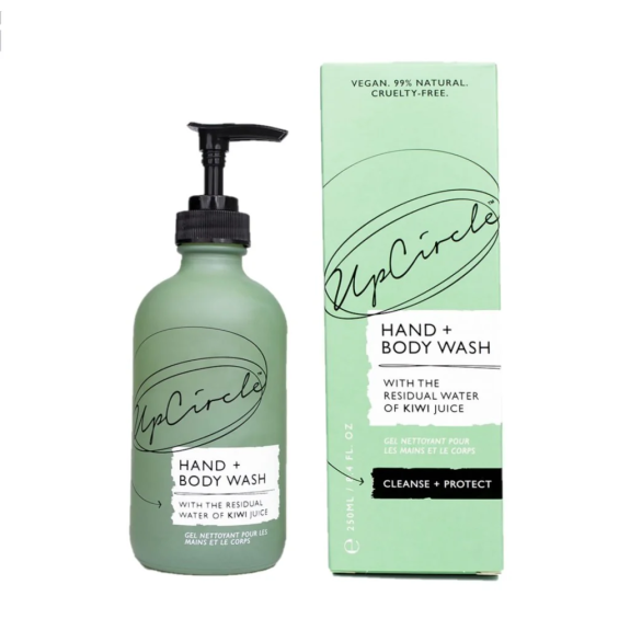 UPCIRCLE HAND+BODY WASH WITH KIWI WATER-PUMP