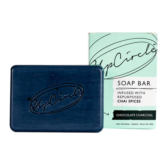 UPCIRCLE ORGANIC CHOCOLATE CHARCOAL CHAI SOAP BAR 100G