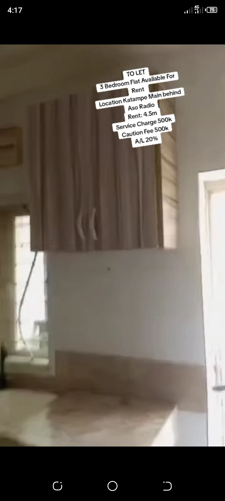 3 Bedroom Flat for Rent in Katampe, FCT - Image 2