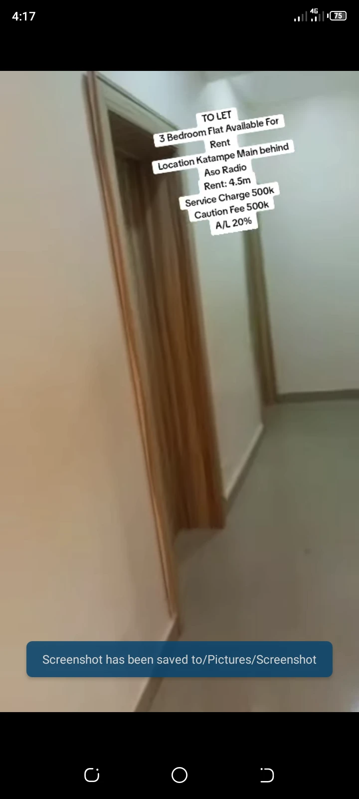 3 Bedroom Flat for Rent in Katampe, FCT - Image 1