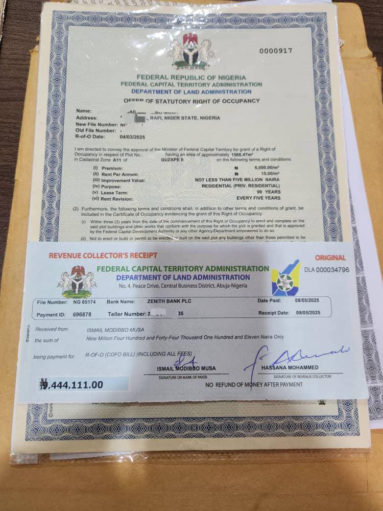 Land for Sale in Guzape 2, FCT - Image 1