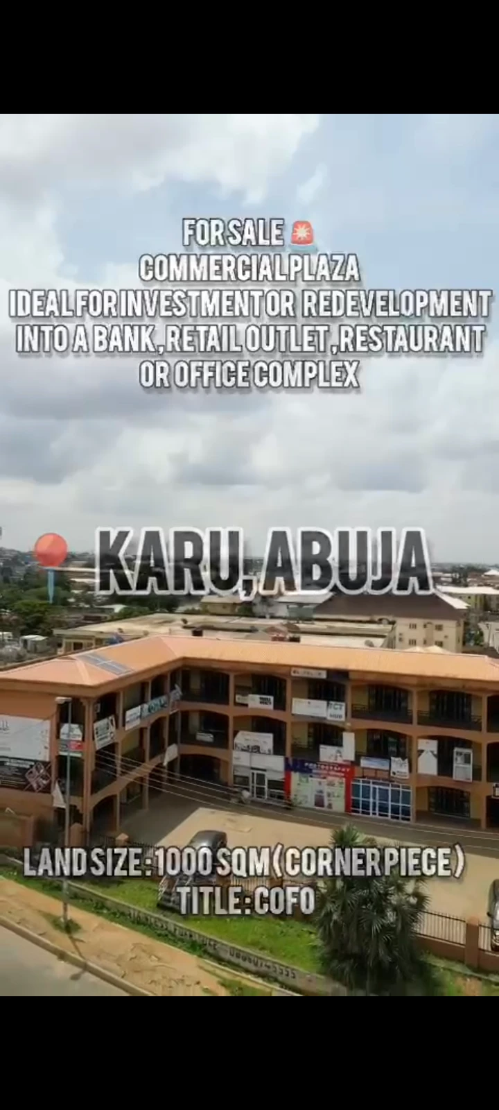 Plaza for Sale in Karu, FCT cover picture