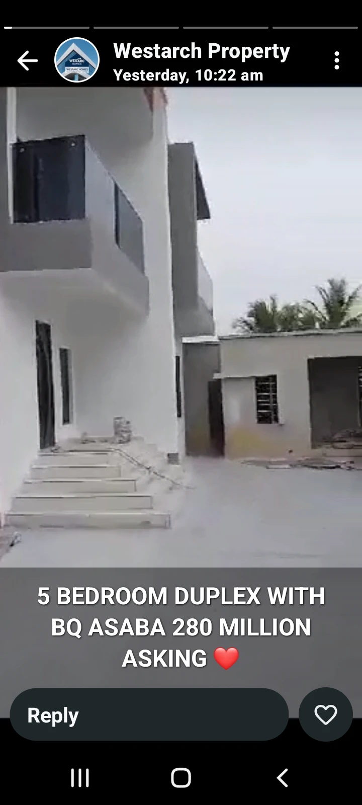 Duplex for Sale in Okpanam road, Delta - Image 1