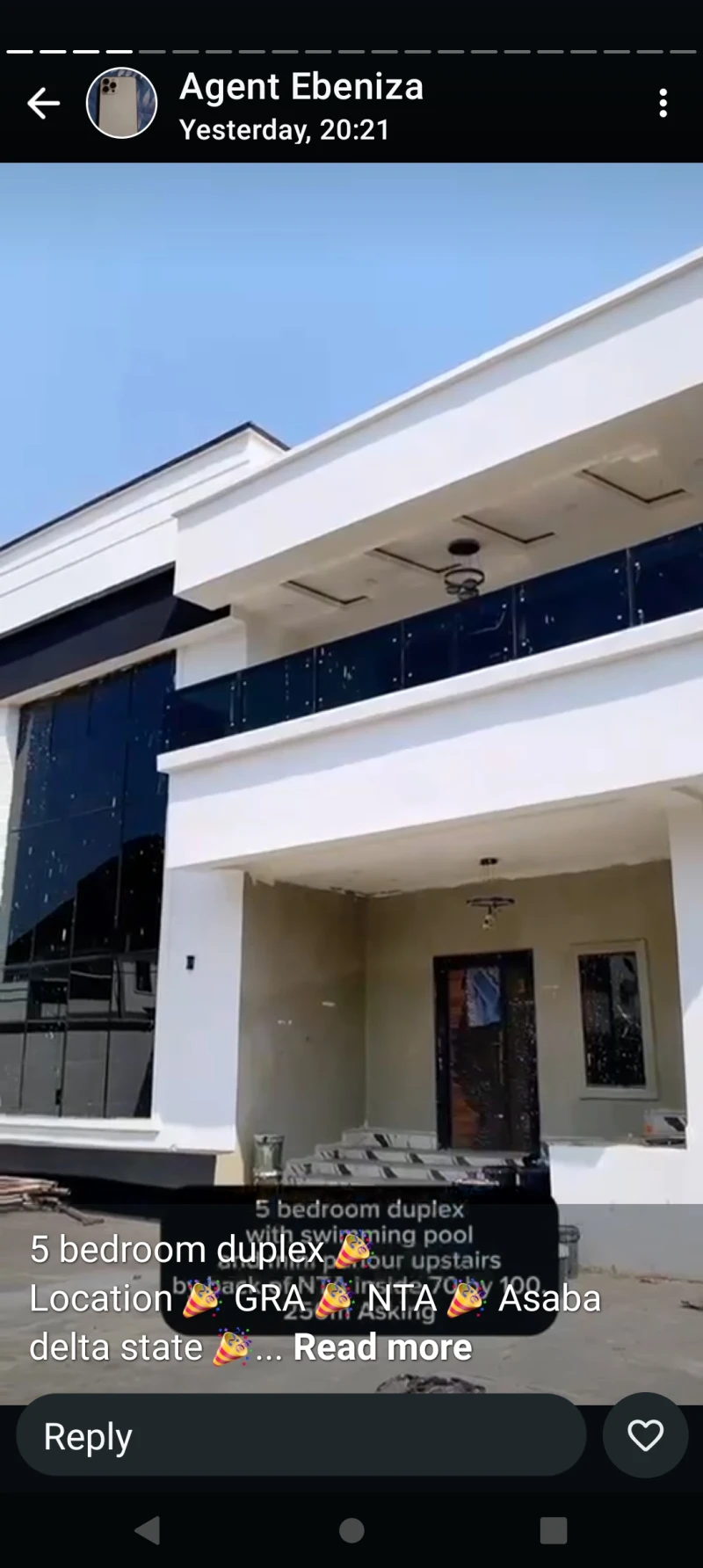 Duplex for Sale in Okpanam road, Delta - Image 1