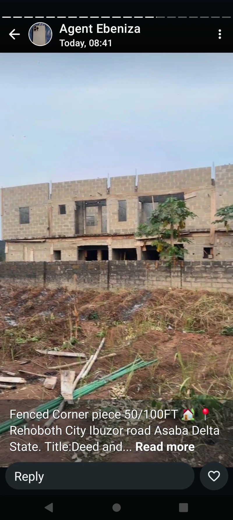 Land for Sale in Ibusa Road, Delta - Image 2