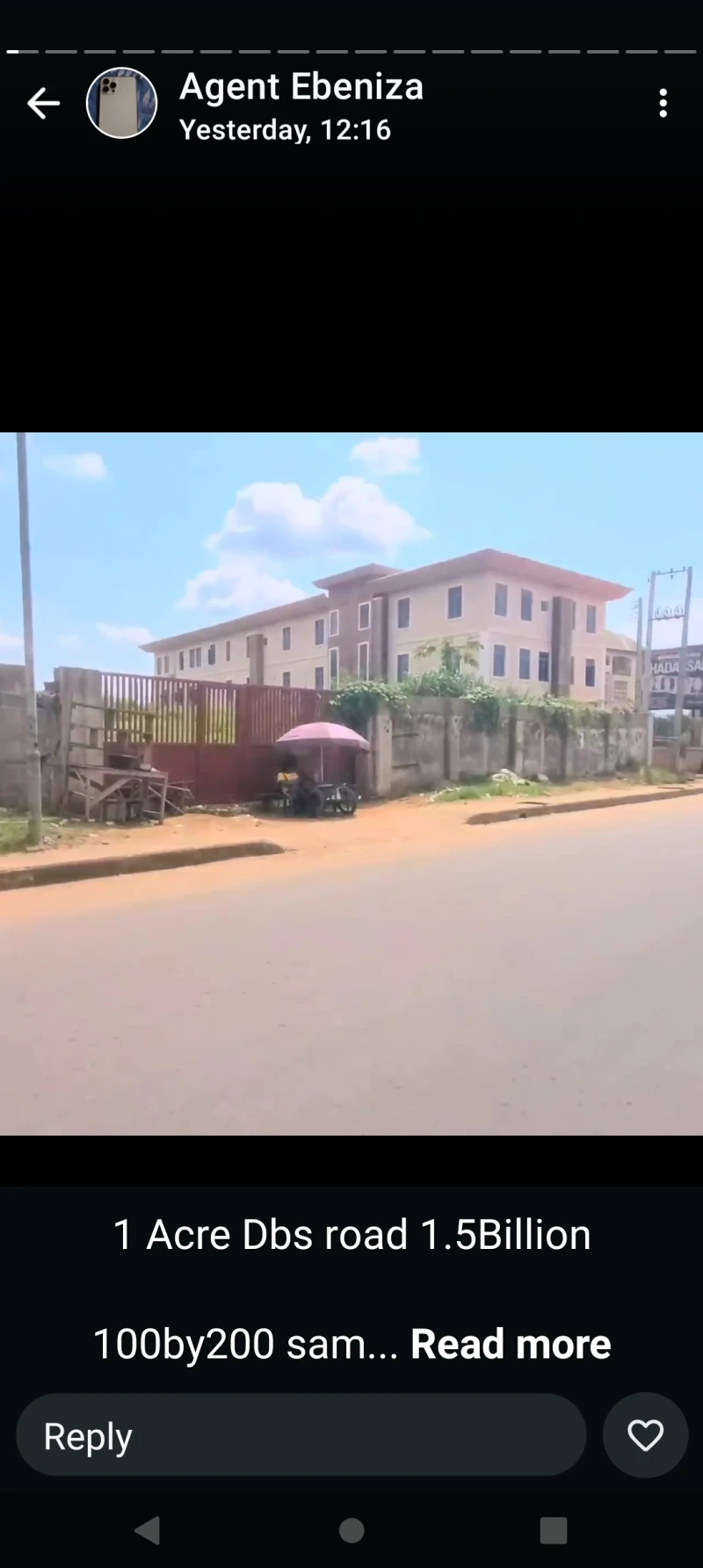 Land for Sale in DBS road, Delta - Image 1