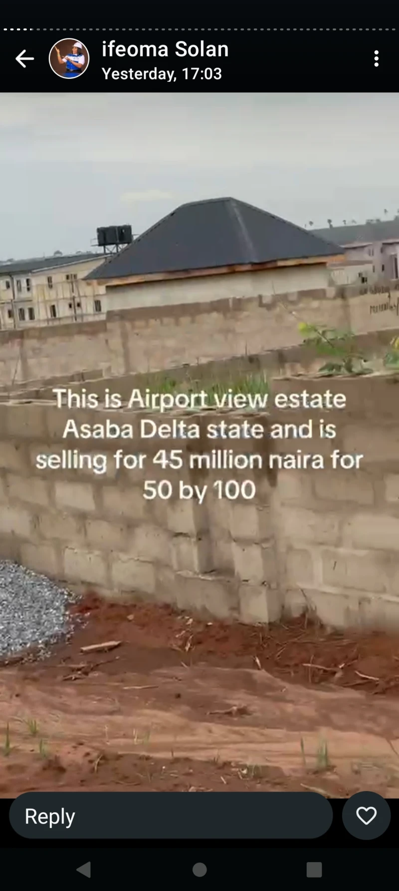 Land for Sale in Air port view, Delta - Image 1