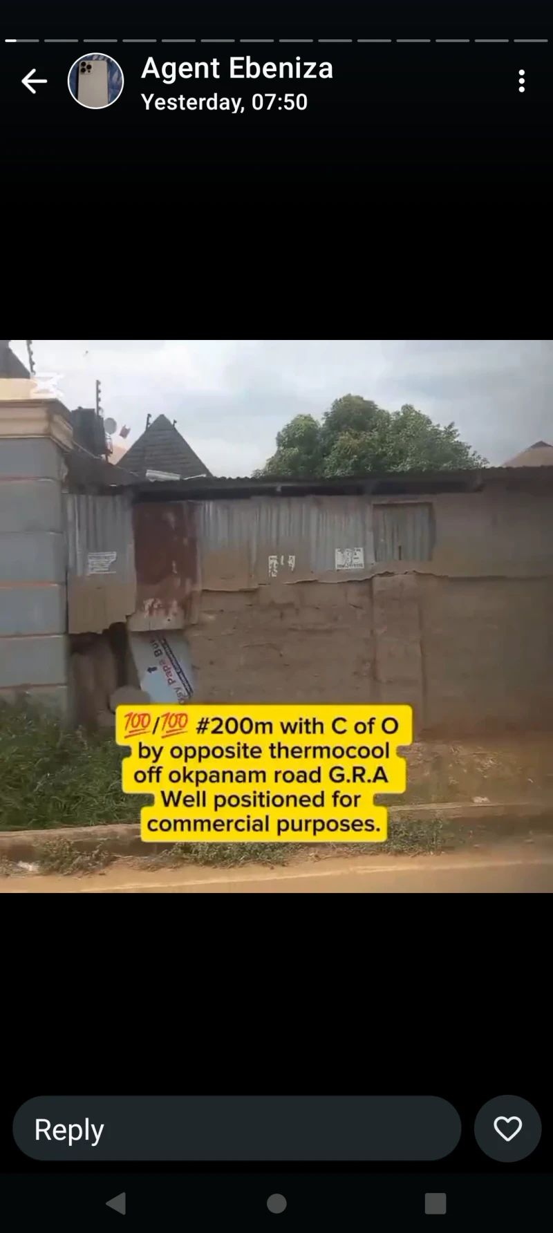 Land for Sale in GRA Okpanam road, Delta - Image 1