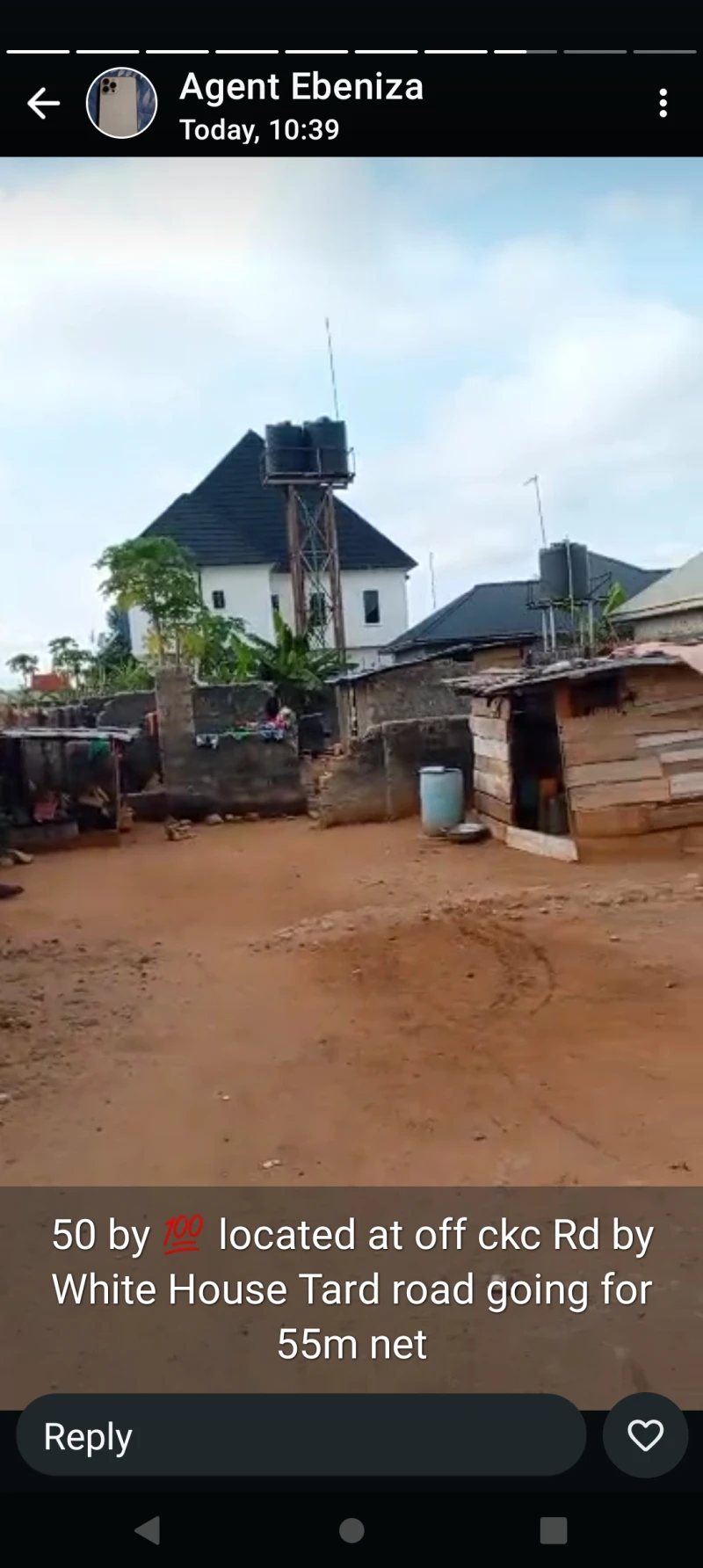 Land for Sale in CKC road by white house, Delta - Image 1