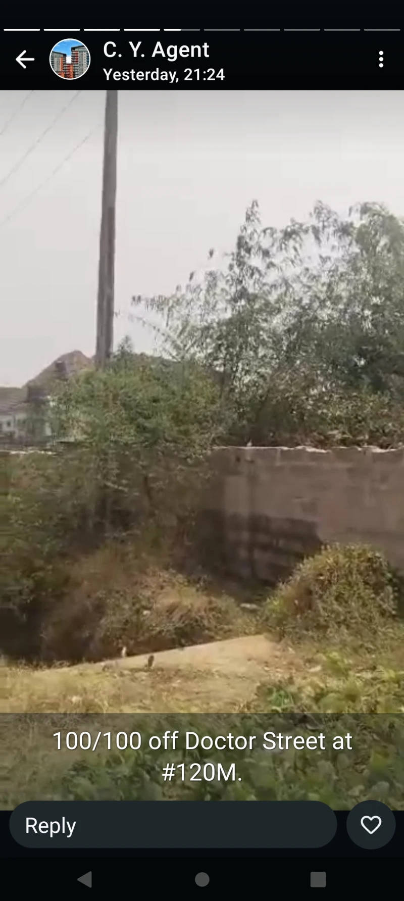 Land for Sale in Doctors street, Delta - Image 1