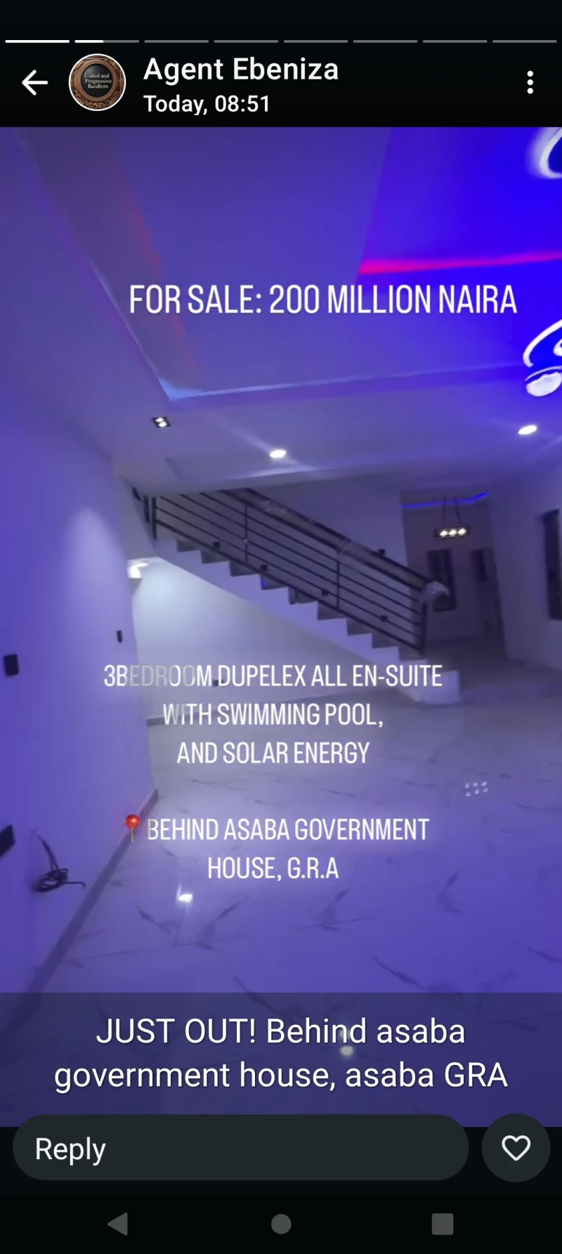 Duplex for Sale in Behind Asaba Government house, Delta - Image 2