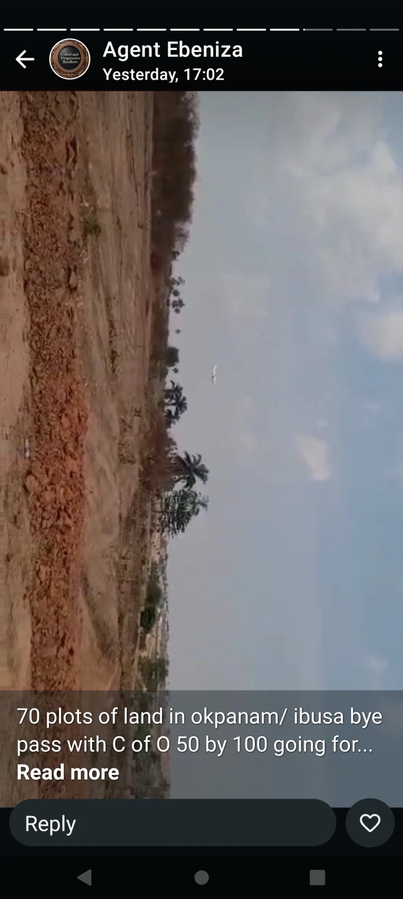 Land for Sale in Okpanam and Ibusa by pass, Delta - Image 1