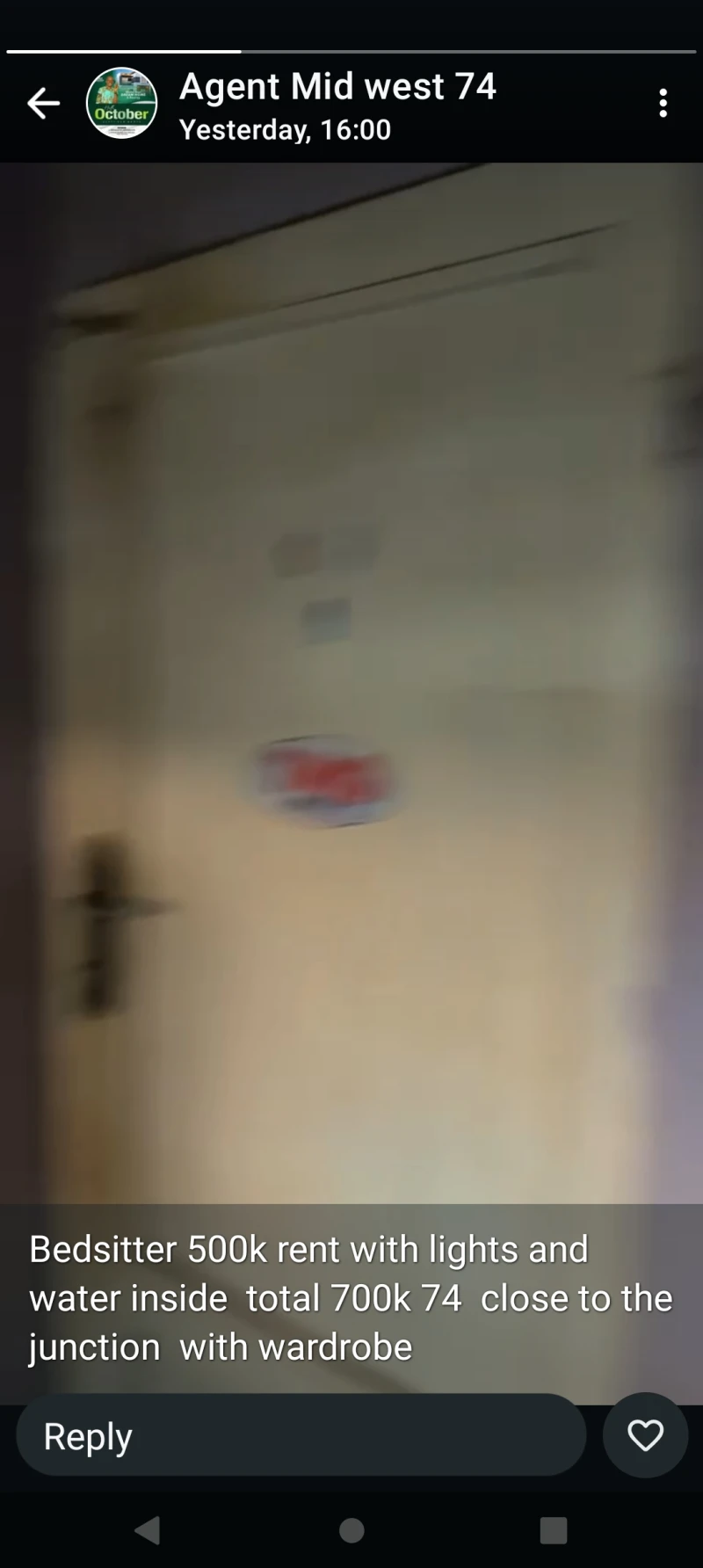 1 Bedroom Flat for Rent in 74 Infact Jesus, Delta - Image 1
