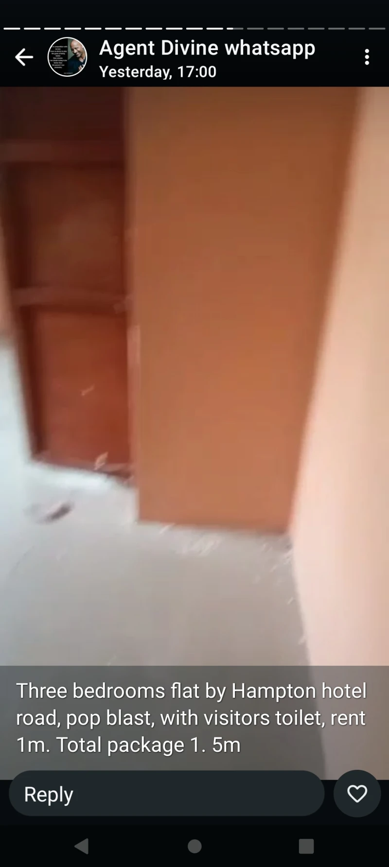 3 Bedroom Flat for Rent in Back of Hampton Hotel, Delta - Image 1