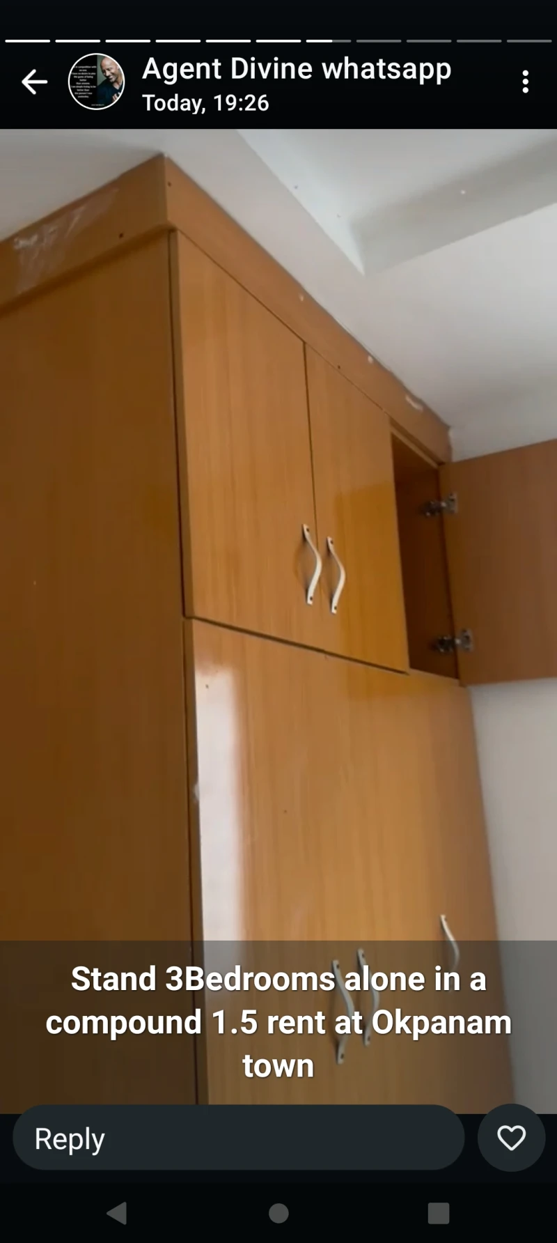 3 Bedroom Flat for Rent in Okpanam town, Delta - Image 1